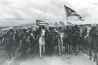 Image 19Fidel Castro's July 26 Movement rebels mounted on horses in 1959 (from History of Cuba)