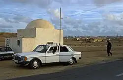 Image 4A Moroccan police checkpoint in the suburbs of Laayoune (from Western Sahara)