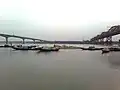 Lalon Shah and Hardinge Bridges side by side