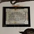 A typical late-Victorian wall tablet, this one of the 1880s to the Mander family, in the south-transept of the church at Bakewell, Derbyshire.