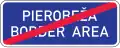 End of border area