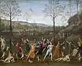 Combat of Love and Chastity (1503) by Perugino.