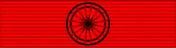 red ribbon of Legion Honneur