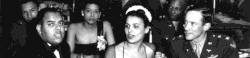 Noel F. Parrish with Lena Horne and Tuskegee Airmen