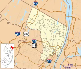 East Rutherford is located in Bergen County, New Jersey