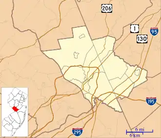 Terrace Club is located in Mercer County, New Jersey