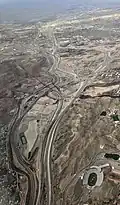 Border West Expressway and I-10 in west El Paso