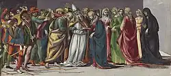 The Marriage of the Virgin by Luca Signorelli c. 1490-1491