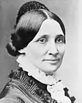 Portrait photograph of Lucy Hayes