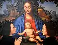 Madonna and Child with Devotees