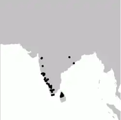Map of range