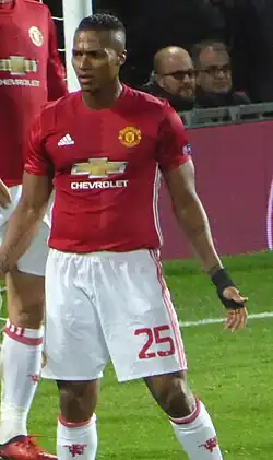Antonio Valencia captained the Manchester United in his final season of his ten years with the club. He was United's first captain from outside of Europe.