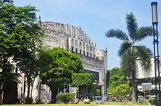 View from the foot of Quezon Bridge
