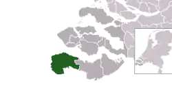 Location of Sluis