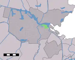 Location in Amsterdam