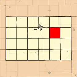 Location in Kingman County