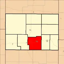 Location in Elk County