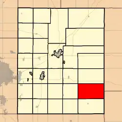 Location within Butler County