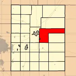 Location within Butler County