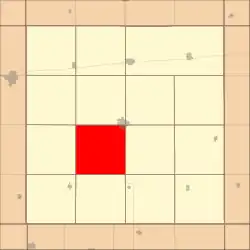 Location in Fillmore County