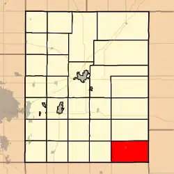 Location within Butler County