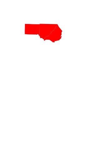 Map of Alabama highlighting Winston County as of 1861