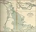 Map of Canton area showing Escape Creek near the top