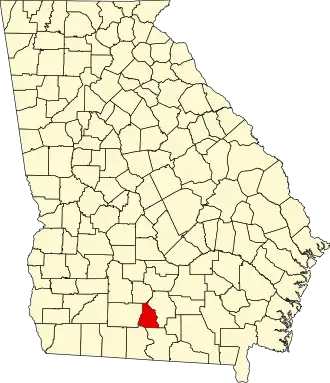 State map highlighting Cook County