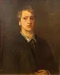 Hans von Marées, Porträt Adolf von Hildebrand, around 1868