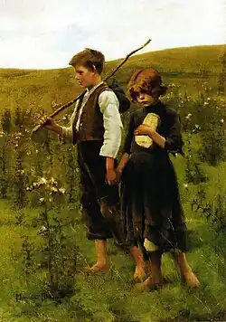 On the Way to the Fields, 1883–87