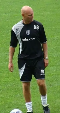 Football manager Mark Stimson