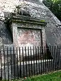 Detail of memorial plaque