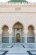 Entrance to the mausoleum