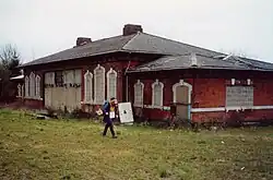 Measham station before it became a museum
