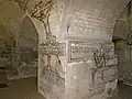 Catholic frescoes from the 16th century in the crypt of the St. Casimir Church in Vilnius.