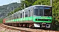 Set 3301 with "Eco Move Train" vinyls in August 2009
