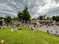 Renovated food and drink stands