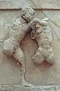 Metope of the Treasury of the Athenians