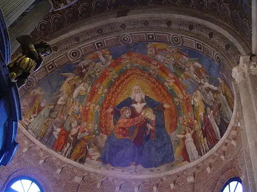 The Coronation of Mary by Bergognone