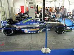 A Minardi M01 in display.