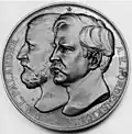 Relief of Adolf Erik Nordenskiöld and Louis Palander (obverse)