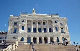 Western steps to the Capitol