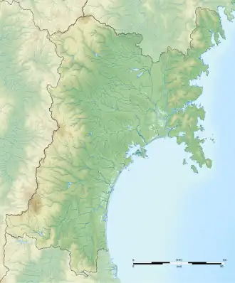 Kakuda Space Center is located in Miyagi Prefecture