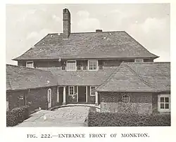 The entrance front