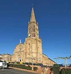 The church of Our Lady of the Visitation, in Montech