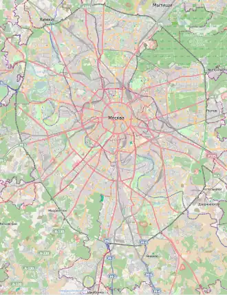 Moscow Refinery is located in Moscow Ring Road