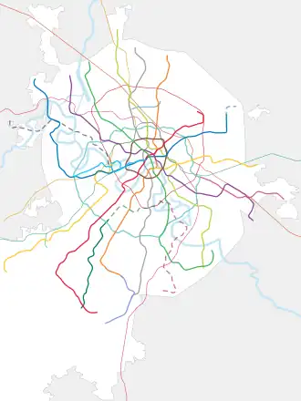 Vorobyovy Gory is located in Moscow Metro