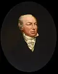 A portrait of Moses Hawkes by James Northcote