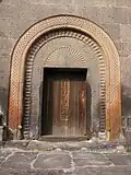 Side portal of the church