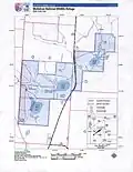 Official map of refuge